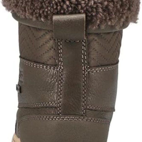 UGG ADIRONDACK III NYLON QUILTED SLATE WATERPROOF Boot US WOMEN'S SIZE 6 NEW - Picture 13 of 15